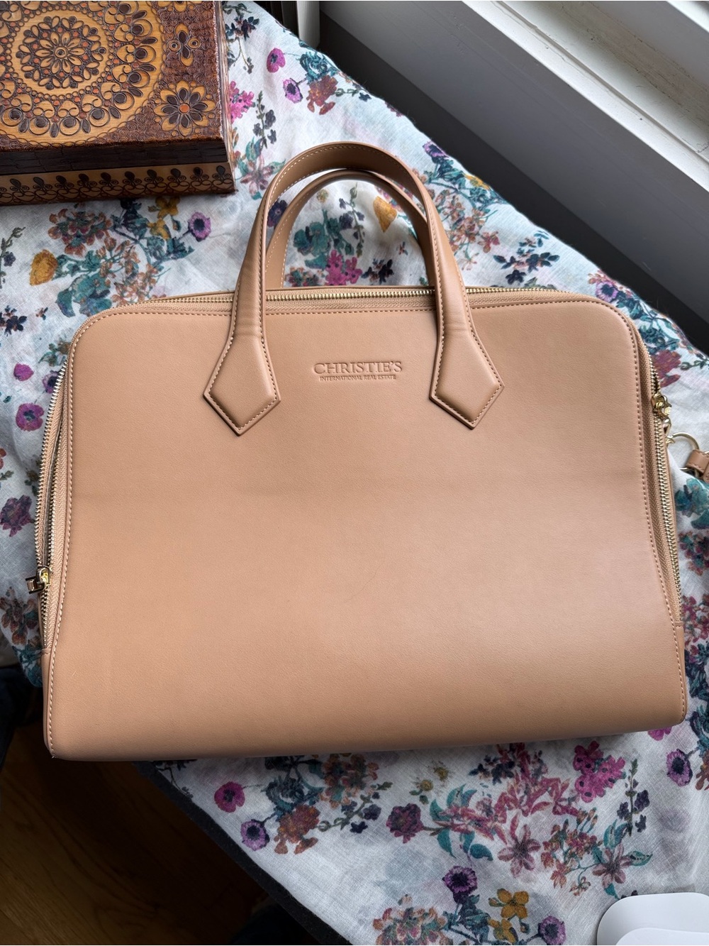 Christie’s International Real Estate Briefcase Portfolio Work Bag